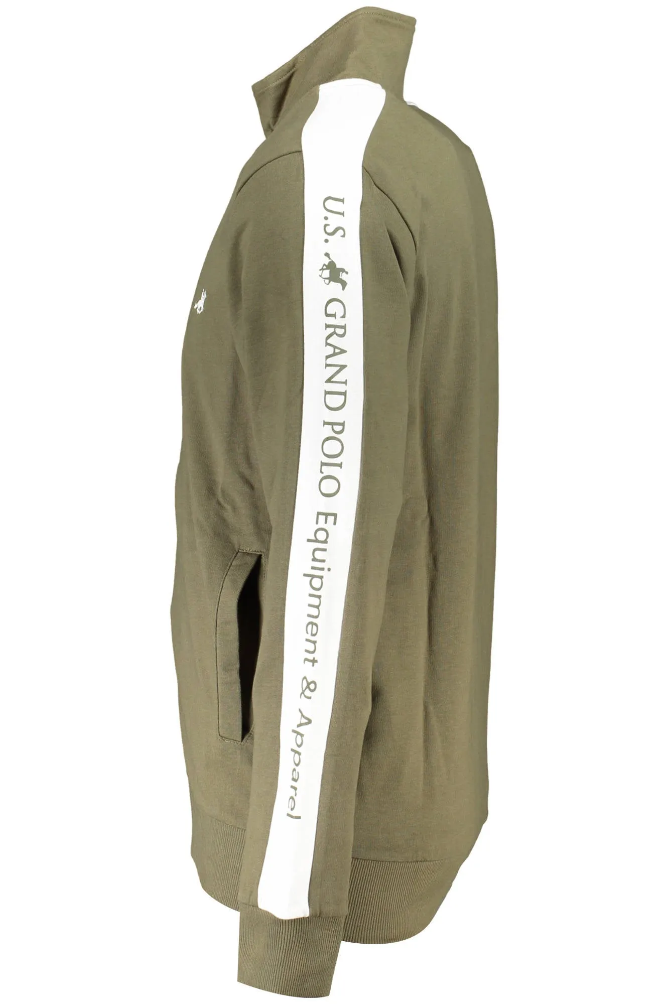 U.S. GRAND POLO FELPA CON ZIP Uomo
