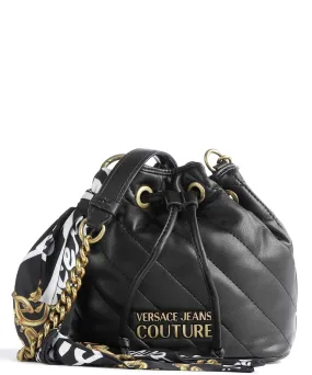  Versace Jeans Couture Borsa a secchiello pelle sintetica nero  