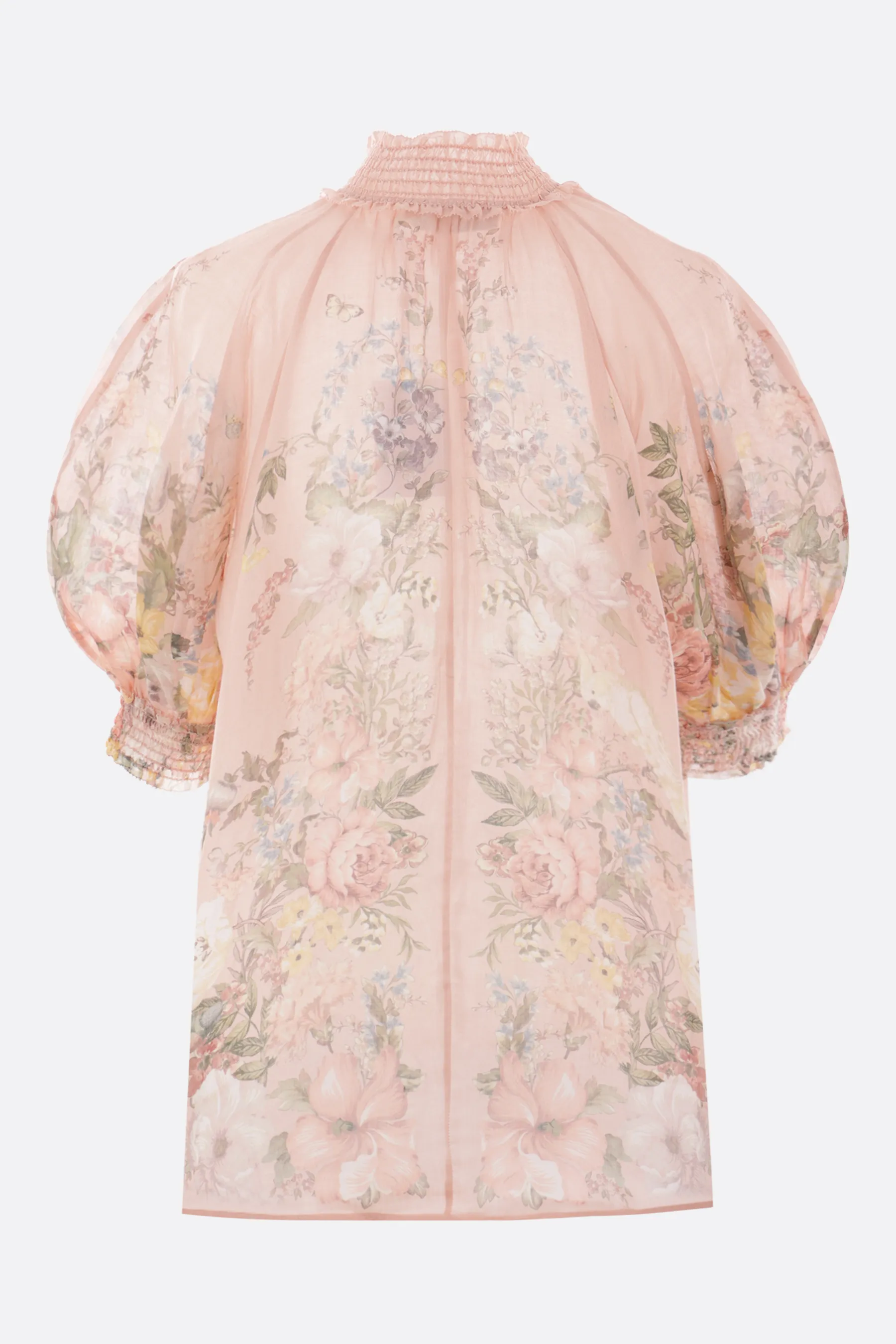  ZIMMERMANN camicia a maniche corte Waverly in ramie 